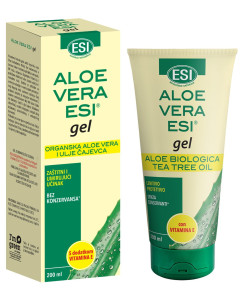 ESI ALOE VERA ESI® GEL S ULJEM ČAJEVCA I VITAMINOM E - kozmetički proizvod, 200 ml