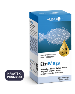 AURAXOL EtriMega kapsule, 100 kapsula