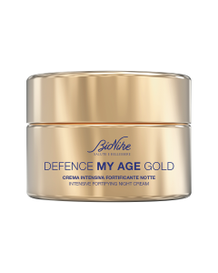 BioNike DEFENCE MY AGE GOLD Bogata noćna krema sa Skin Replenish kompleksom za revitalizaciju zrele kože