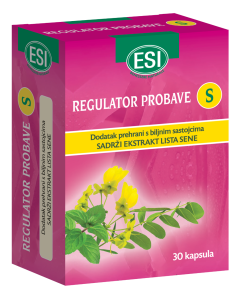 ESI REGULATOR PROBAVE S kapsule - sadrži ekstrakt lista sene