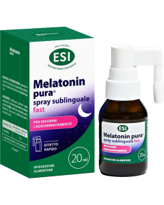 ESI MELATONIN PURA SPRAY s okusom mente, 
za brzi učinak, 1 mg melatonina u dozi 