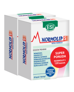 NORMOLIP 5® - SUPER PONUDA promo-paket 120 kapsula