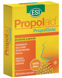 ESI Propolaid® PROPOLGOLA (Tavolette Gola) - MED tablete (pastile) za žvakanje - sa sladilo