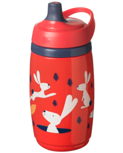 Tommee Tippee® superstar™ "INSULATED SPORTEE" termo čaša sa sportskim usnikom i poklopcem, 266 ml, 12MJ+, Crvena